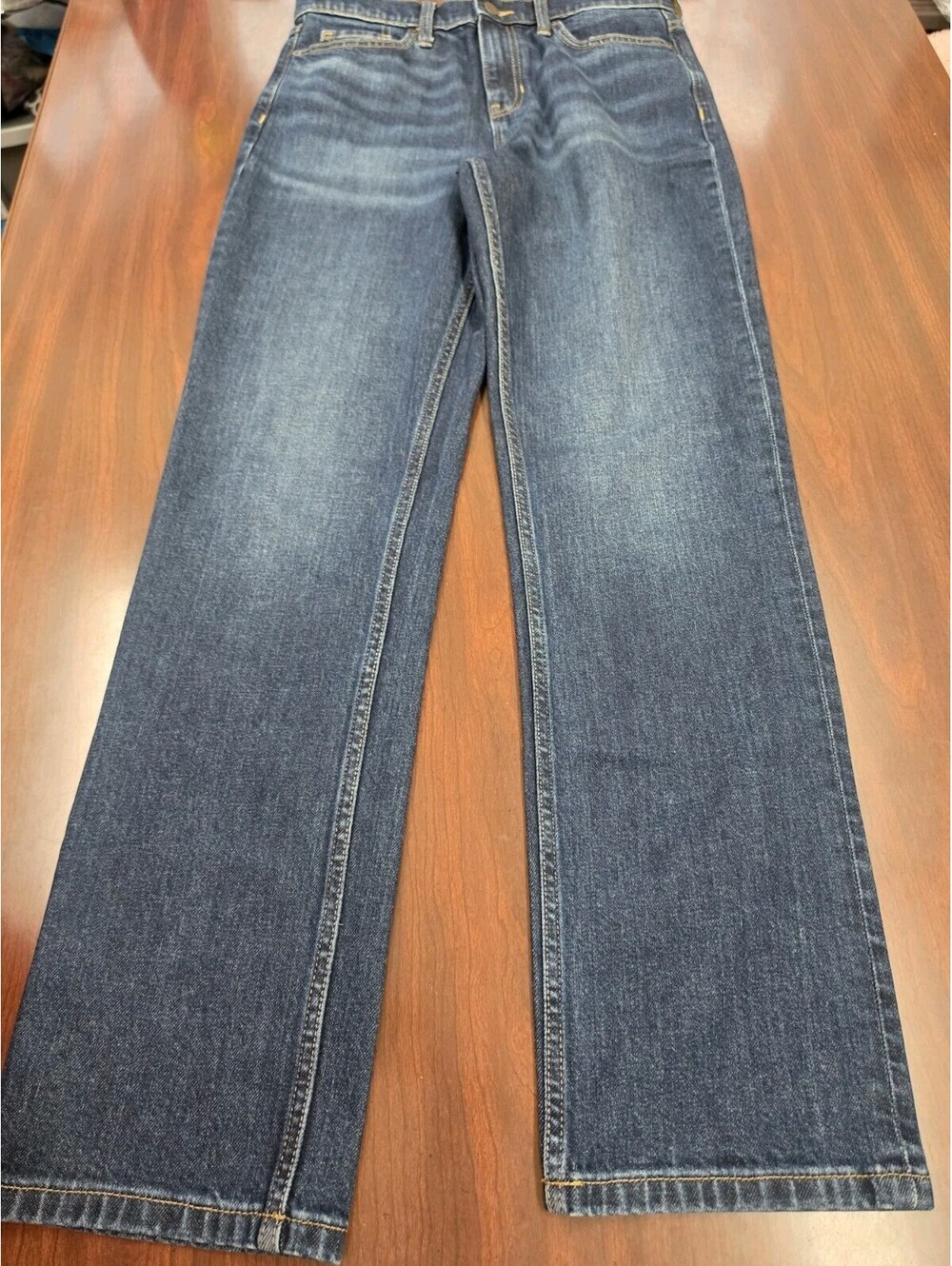 Banana Republic High Rise Straight Jeans 29 Long Blue Stovepipe Retro Casual